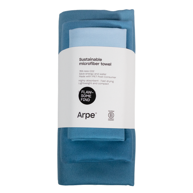 Arpe Circular Pack Calm of 3: Single-Sided Microfiber Towels