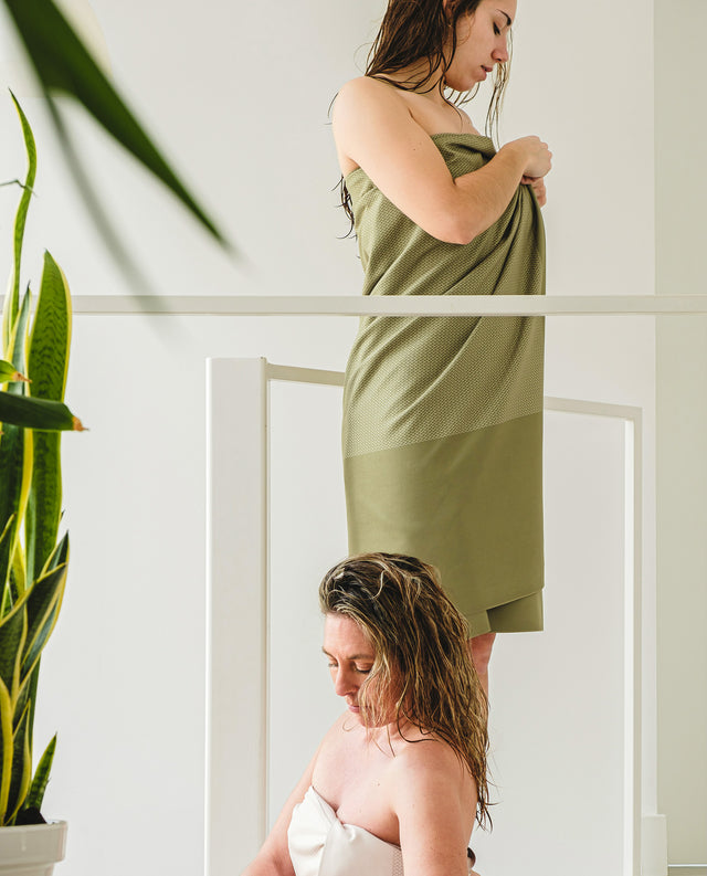 Towels Basic Olive Green