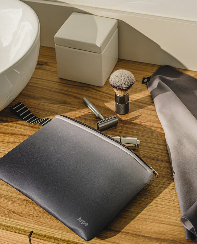 Neceser Grande Charcoal Gray