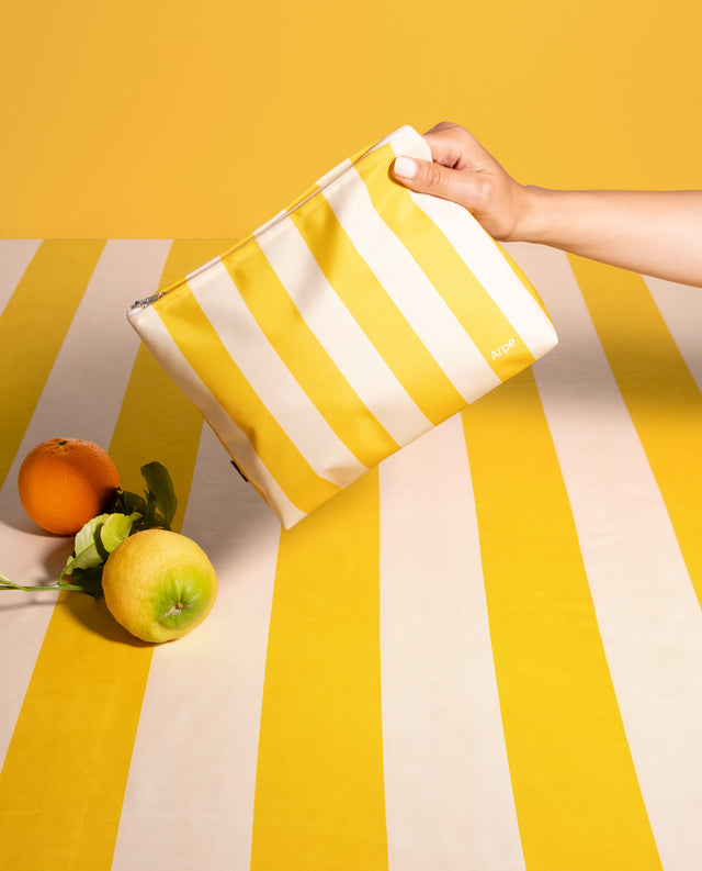 Neceser L resistente al Agua Lemon Yellow