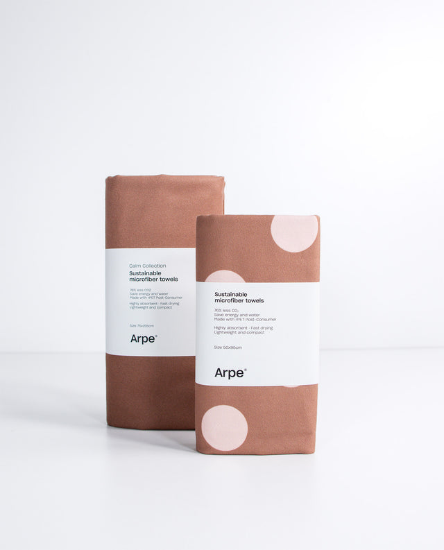 Pack de Tovalloles Essential: Dots&Calm Brown