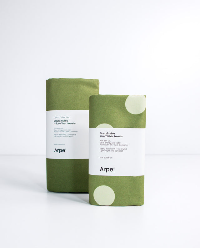 Pack de Tovalloles Essential: Dots&Calm Green