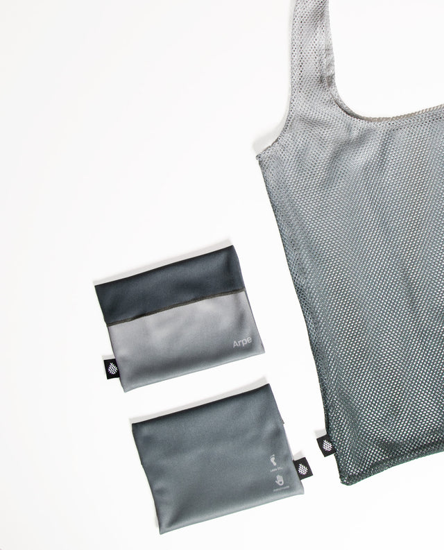Mesh Bag Charcoal Gray