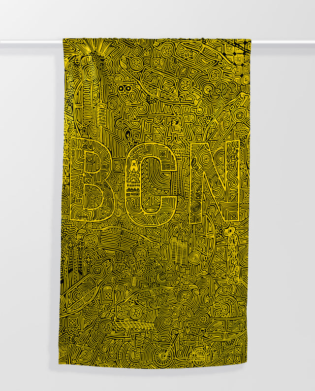 Towel Barcelona Yellow