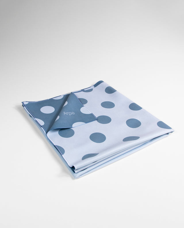 Towel Dots Steel Blue