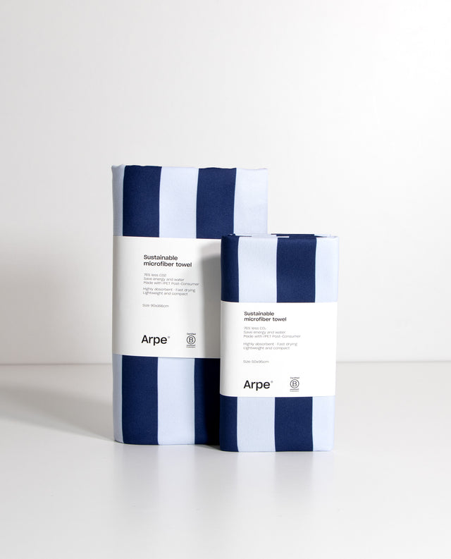 Towel Stripes Deep Blue