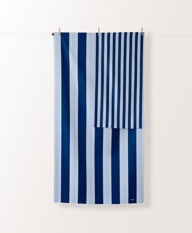 Towel Stripes Deep Blue