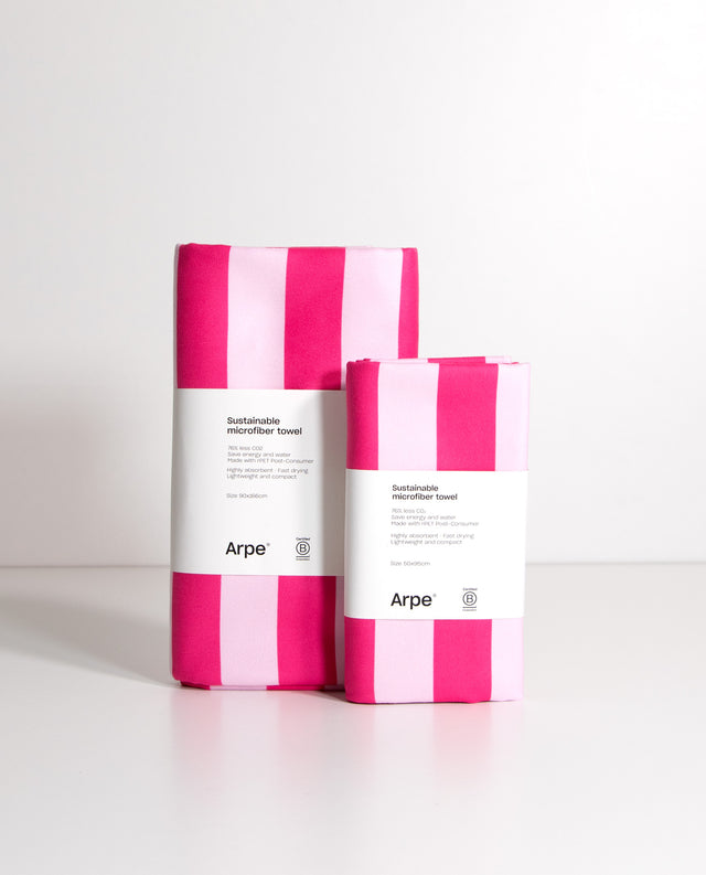 Toalla Ice Cream Pink Stripes