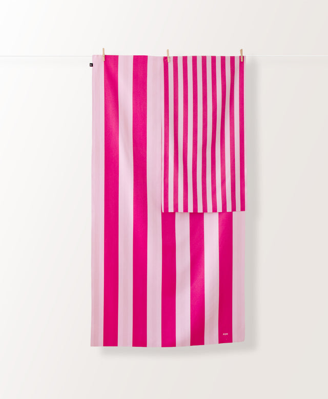 Towel Stripes Ice Cream Pink