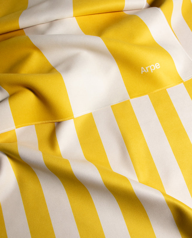 Towel Stripes Lemon Yellow