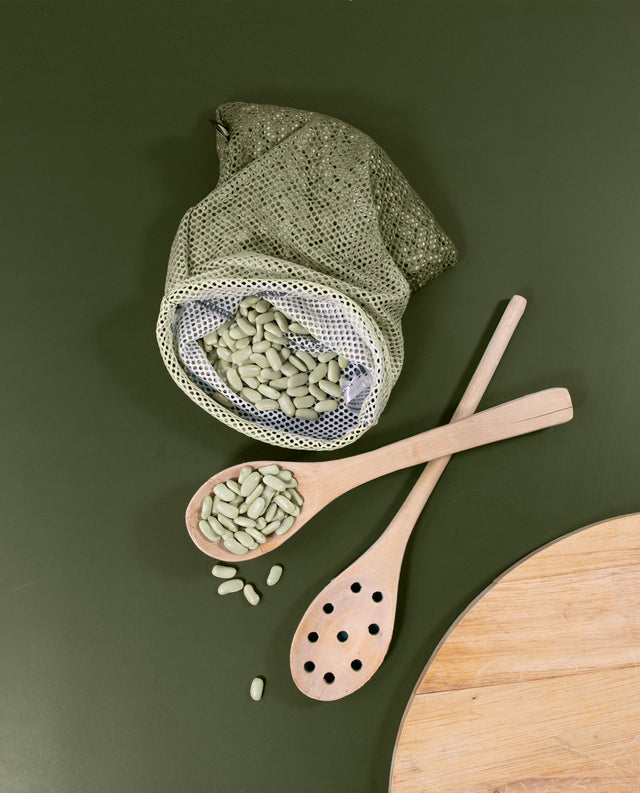 Bosses zero residus (2 bosses reutilitzables per anar a comprar i viatjar); Olive Green