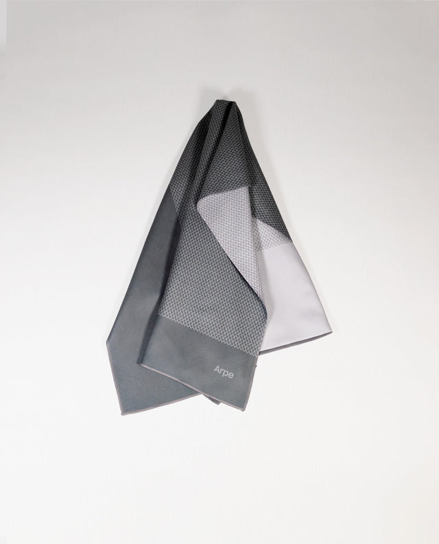 Arpe Circular Charcoal Gray Basic Collection: Microfiber Towels