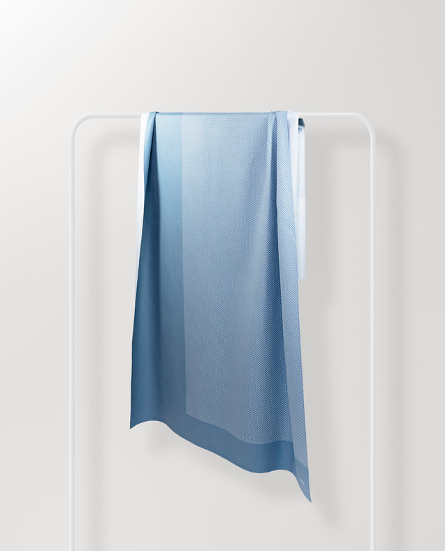 Arpe Circular Steel Blue Basic Collection: Microfiber Towels