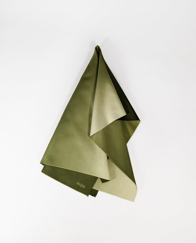 Arpe Circular Olive Green Calm Collection: Microfiber Towels
