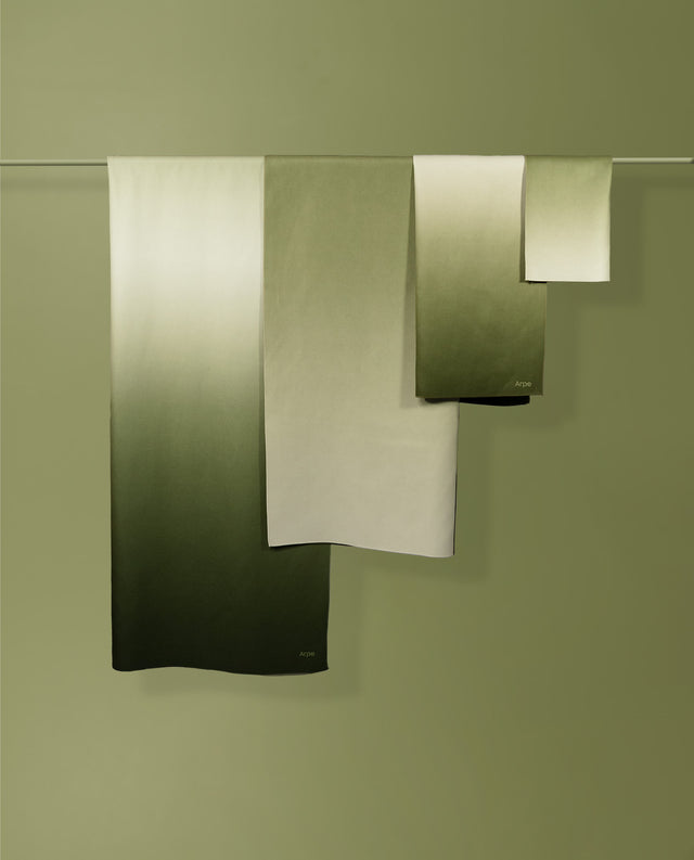 Arpe Circular Olive Green Calm Collection: Microfiber Towels