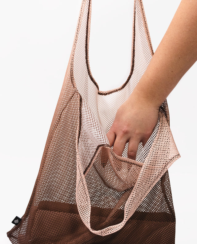Mesh Bag Chestnut Brown