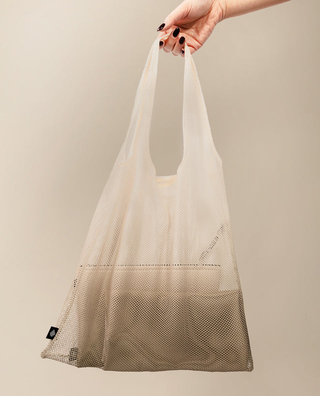 Mesh Bag Sand Cream
