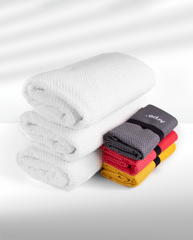 Switch to Arpe towels and save up to 55% water