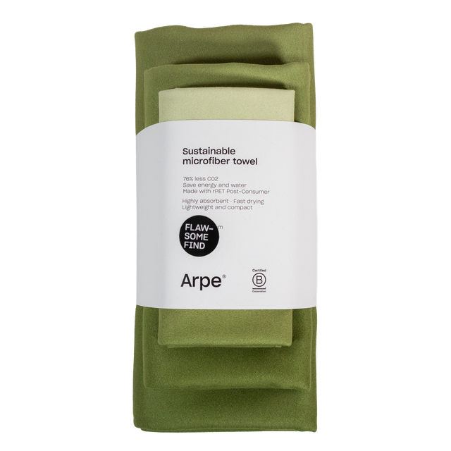 Arpe Circular Pack Calm of 3: Double-Sided Microfiber Towels