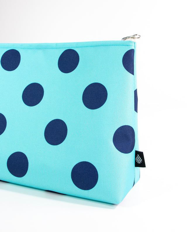 Water Resistant L Pouch Ocean Blue