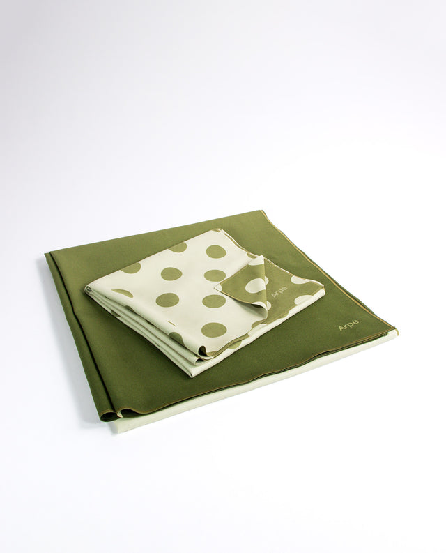 Pack de Tovalloles Essential: Dots&Calm Green