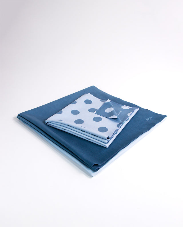 Pack de Tovalloles Essential: Dots&Calm Blue