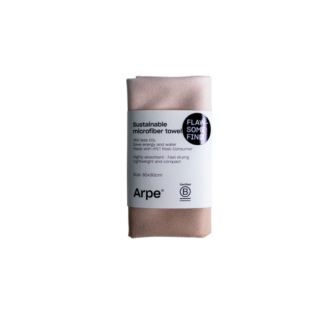 Arpe Circular Sand Cream Calm Collection: Microfiber Towels