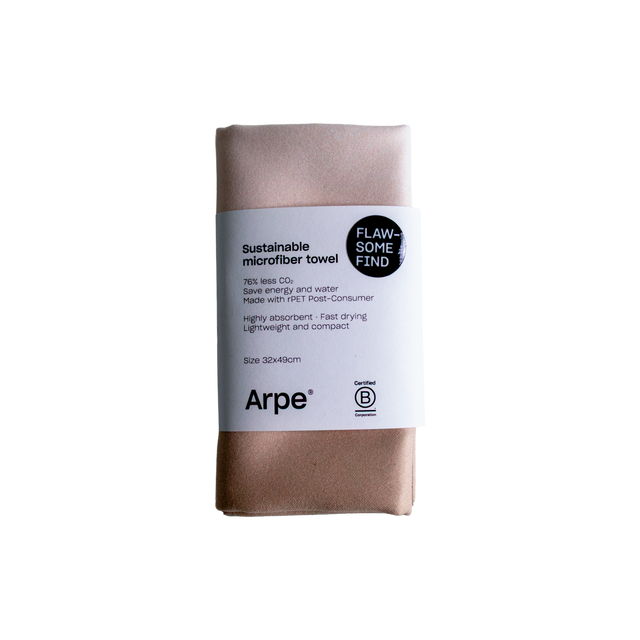 Arpe Circular Sand Cream Calm Collection: Microfiber Towels