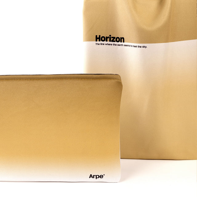 Bolsa tote bag pequeña sostenible para mujer - Small sustainable tote bag for women  – Small Horizon soft Gold